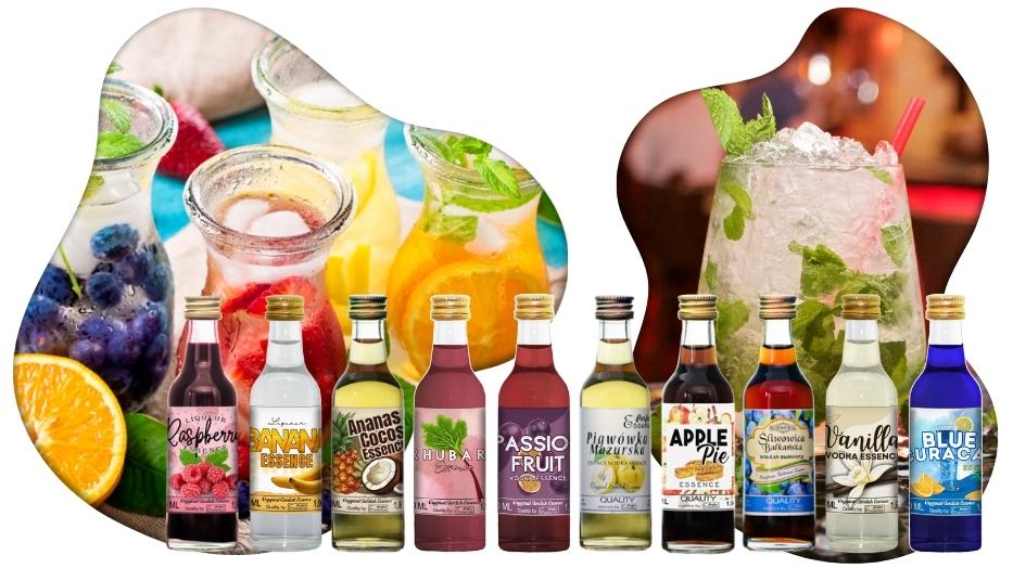 Sprawdź dostępne 70 smaków zaprawek do alkoholu